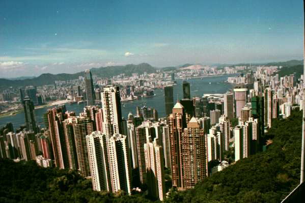 A view from Victoria Peak